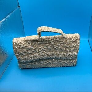 DUBARRY Satin Beaded Clutch Evening Bag Handbag